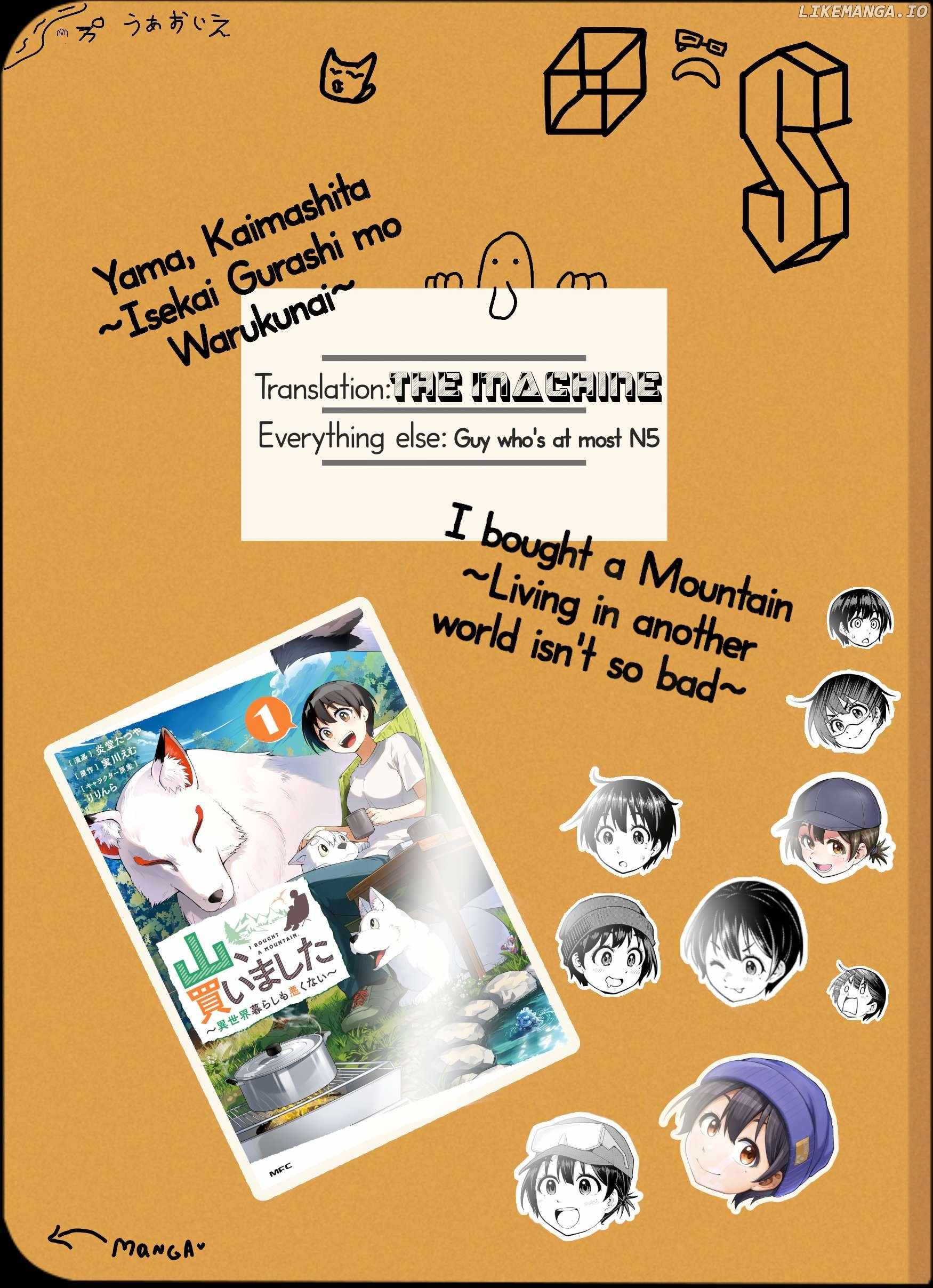 Yama, Kaimashita ~Isekai Gurashi mo Warukunai~ Chapter 9 1